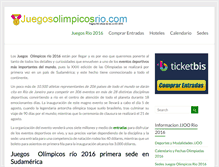 Tablet Screenshot of juegosolimpicosrio.com